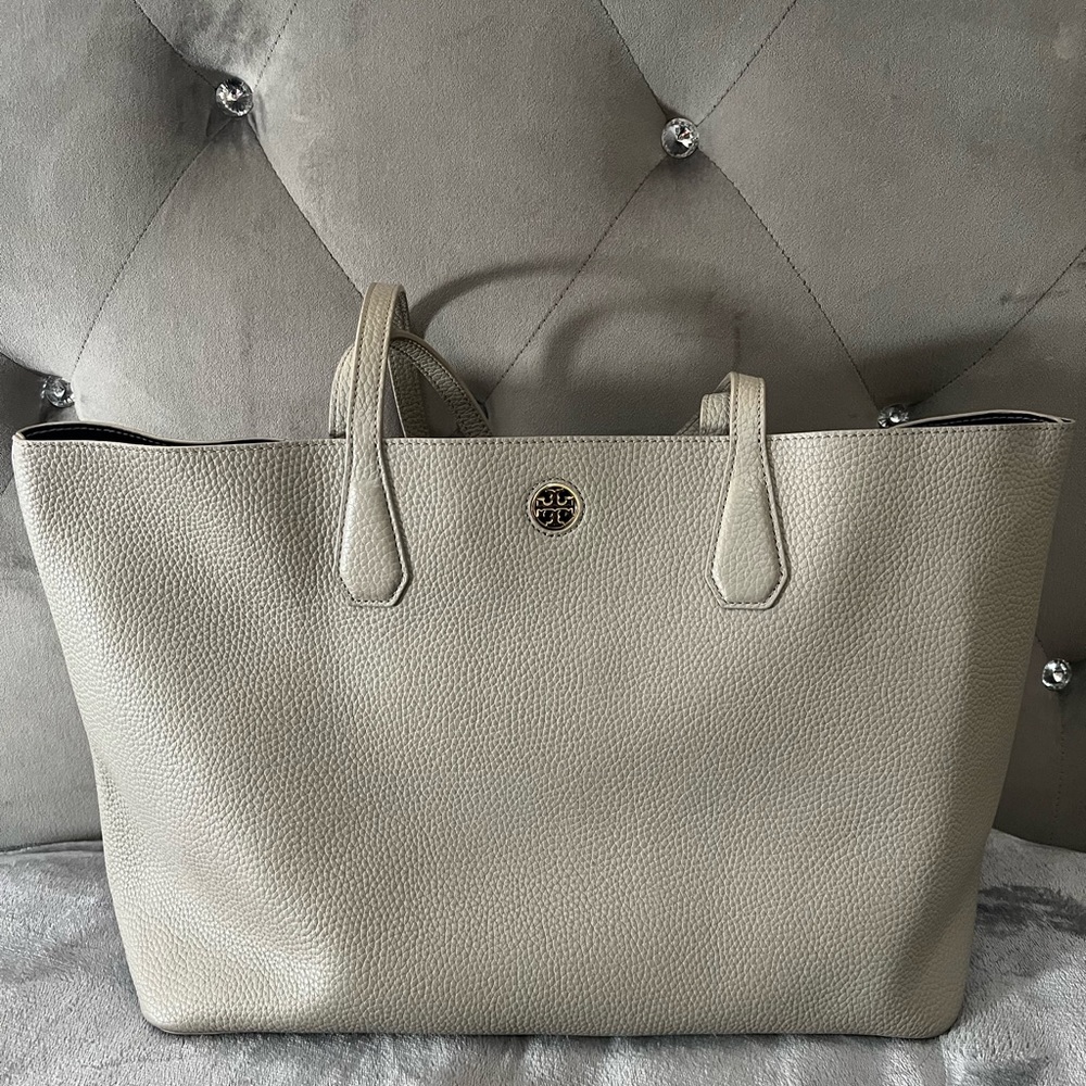 Tory Burch Perry Metallic Tote